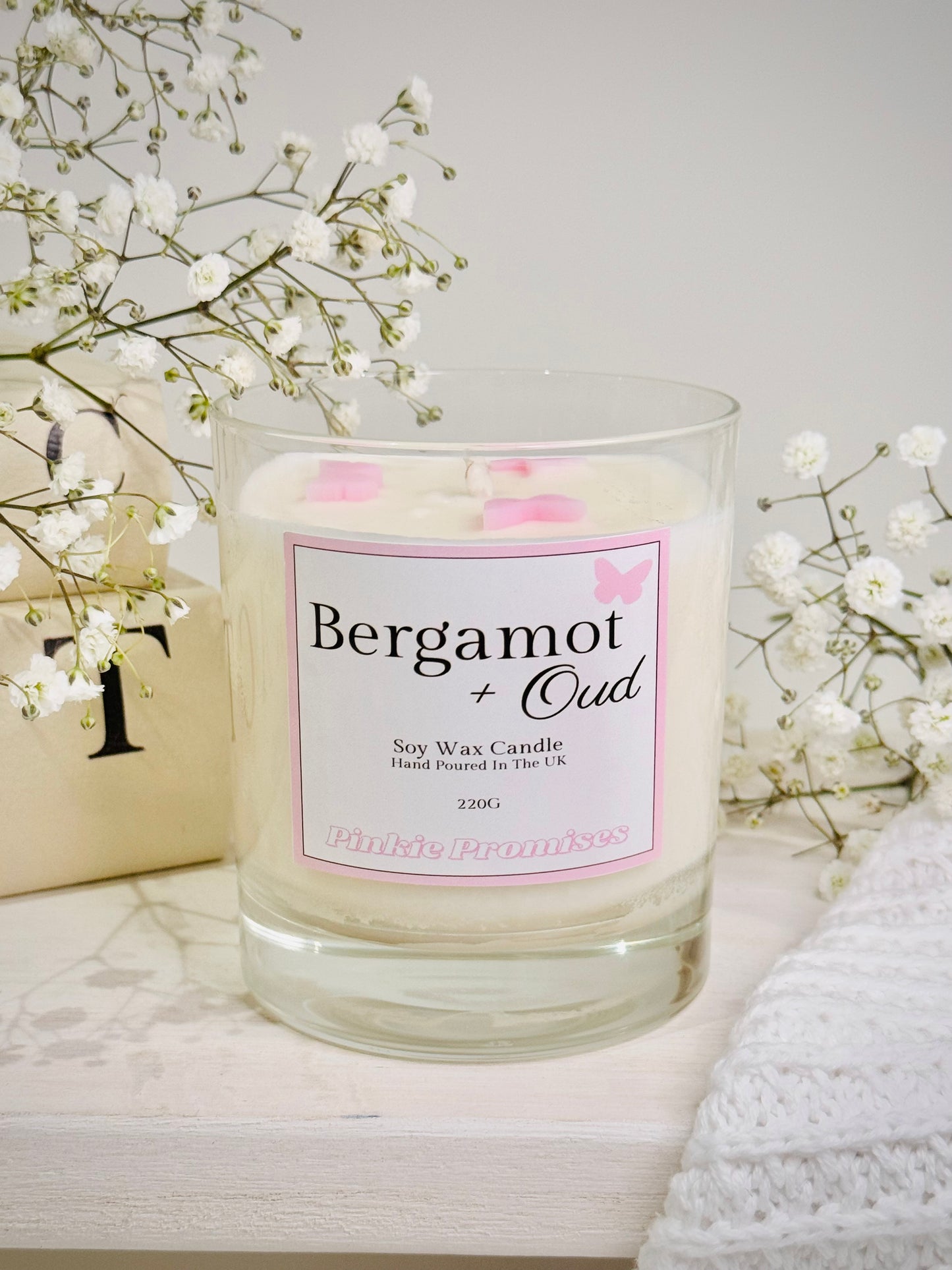 Bergamot + Oud 220G Candle