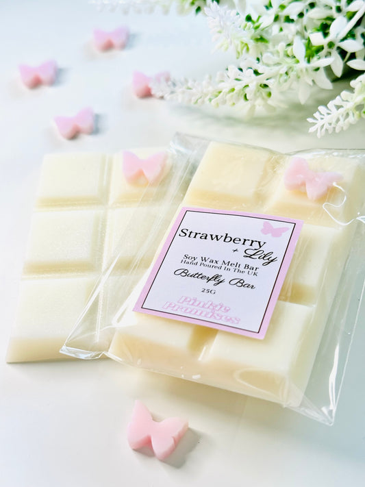 Strawberry + Lily Butterfly Bar